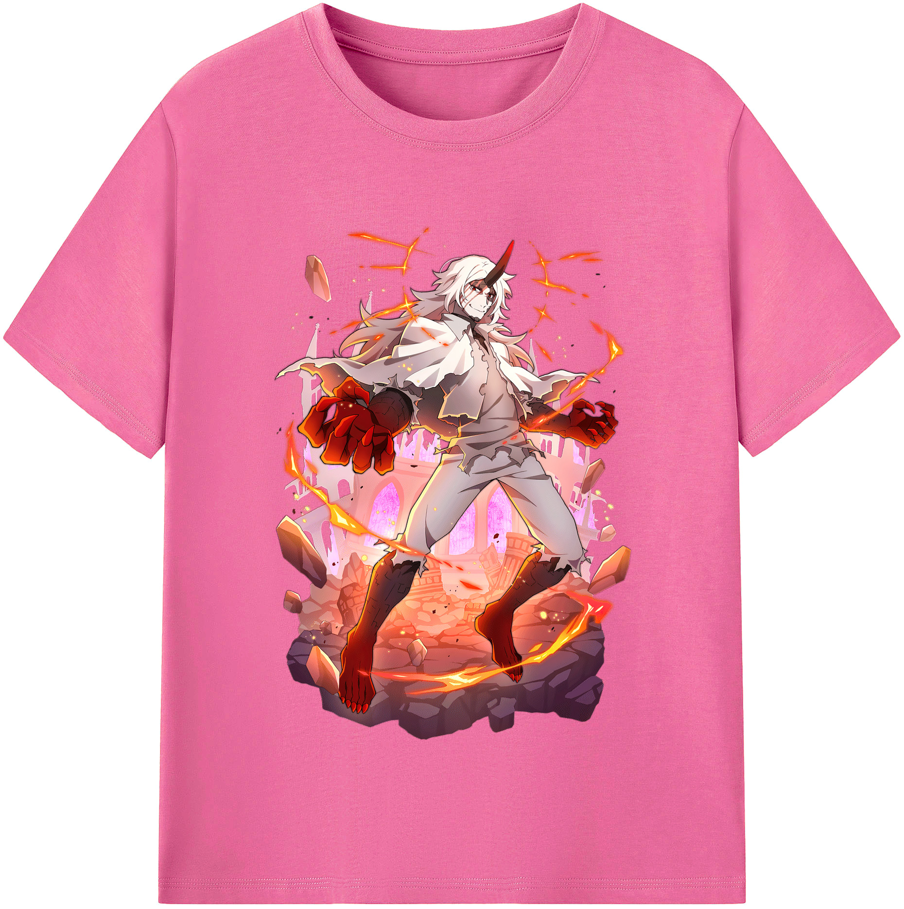 （画像用） 文豪ストレイドッグス Bungo Stray Dogs レディースカジュアルプリントTシャツ（綿100％）